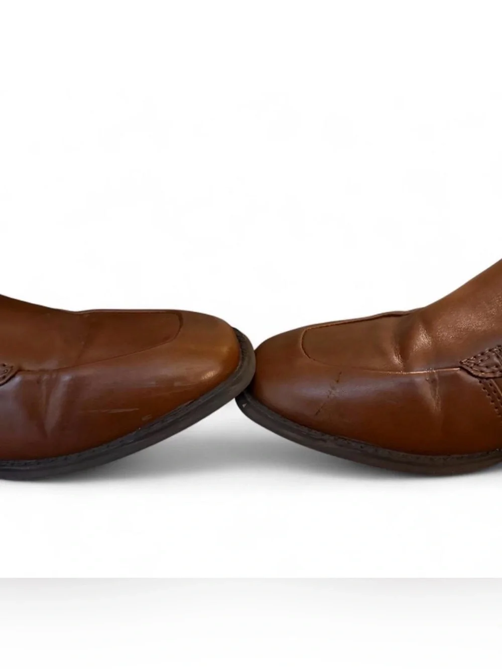 Sonoma Boys Chestnut Brown Slip-On Leather Loafers